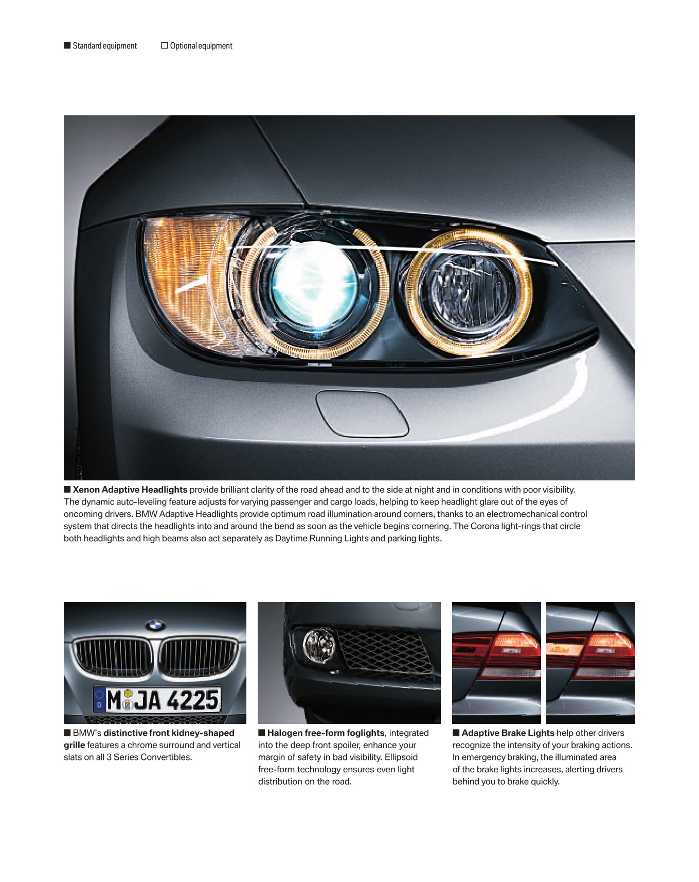 2007 BMW 3-Series Convertible Brochure Page 4